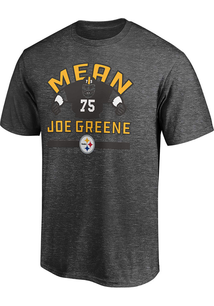 Pittsburgh Steelers - Mean Joe Greene Charcoal T-Shirt