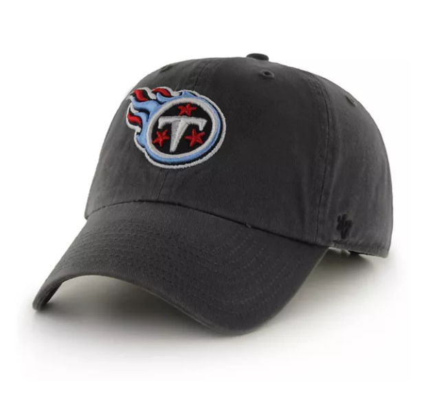 Tennessee Titans - Charcoal Clean Up Hat, 47 Brand