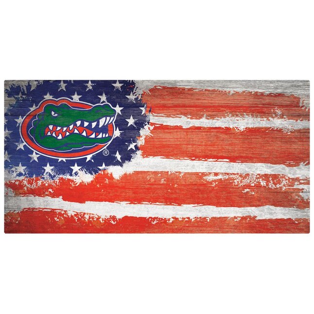 Florida Gators - Flag Wood Sign