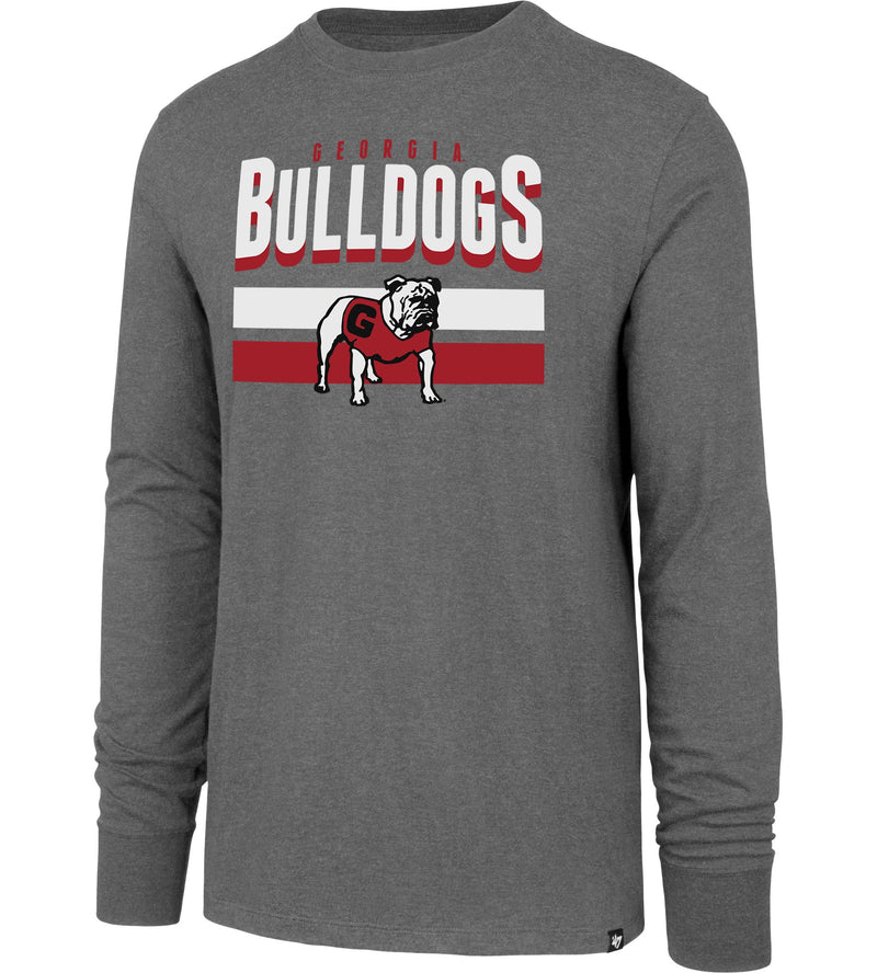 Georgia Bulldogs Grey Club Long Sleeve T-Shirt
