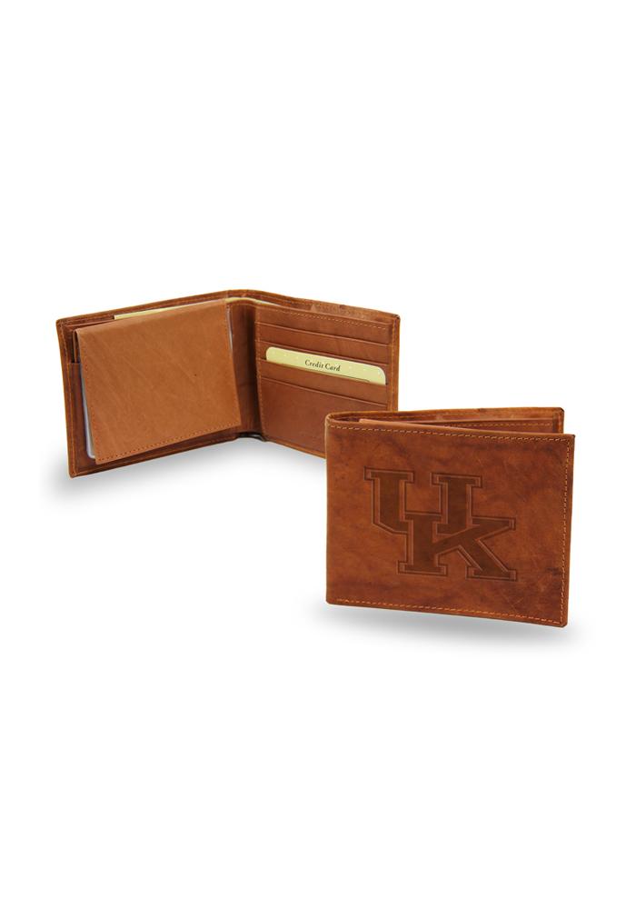 Kentucky Wildcats Manmade Leather Mens Bifold Wallet