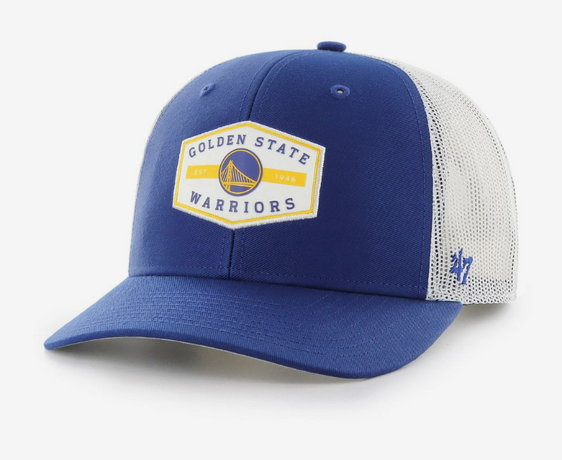 Golden State Warriors - Royal Convoy Trucker Hat, 47 Brand