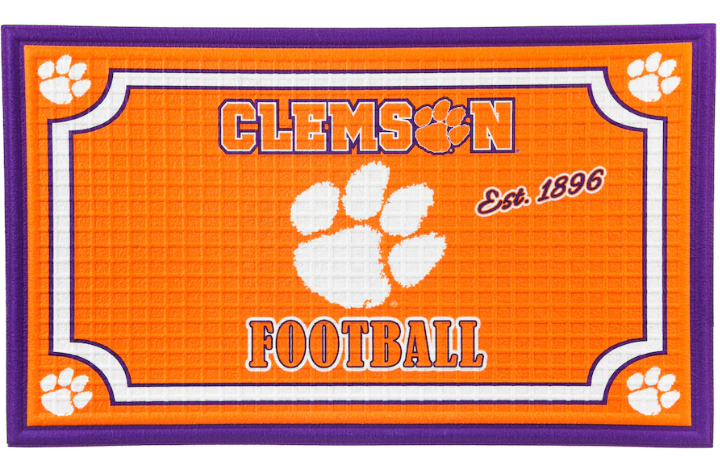 Clemson Tigers - Embossed Doormat