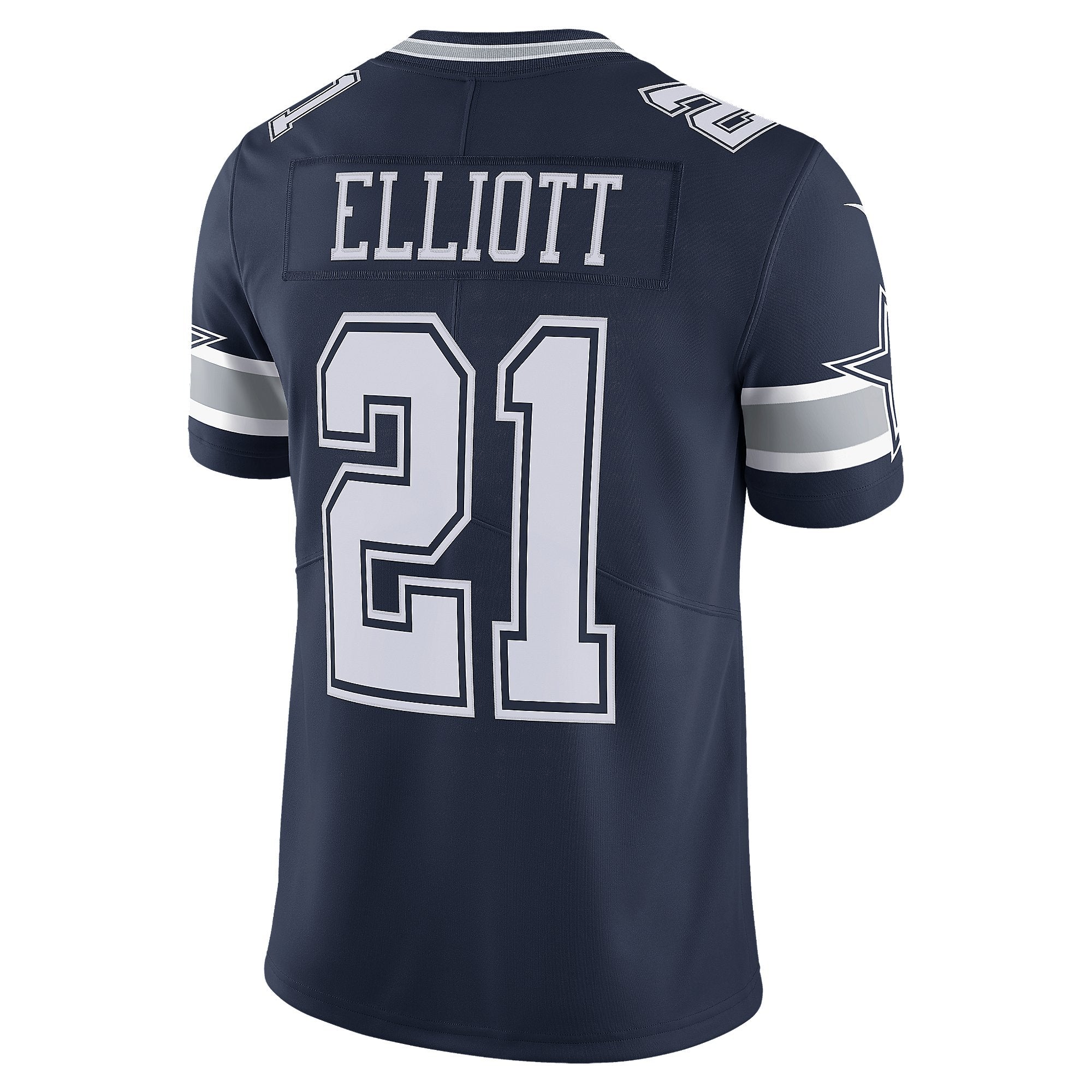 Ezekiel Elliott #21 Nike Navy Vapor Limited Jersey