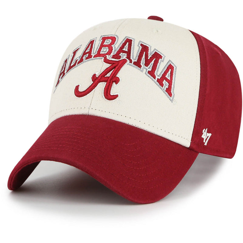 Alabama Crimson Tide - Razor Red Saga Brand MVP Cap, 47 Brand
