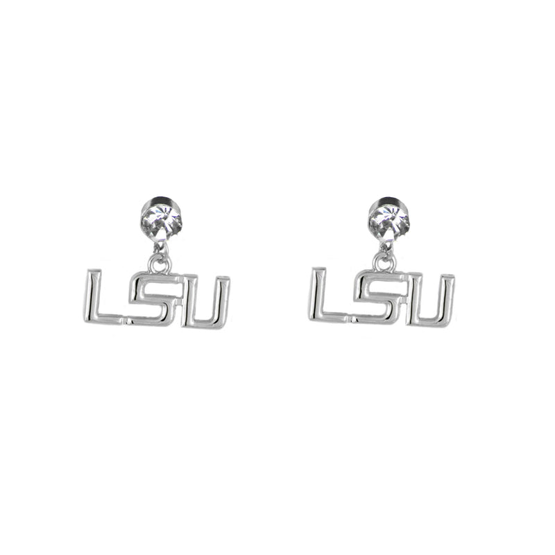 University of Louisiana State- LSU Tigers - Logo Charm Earrings