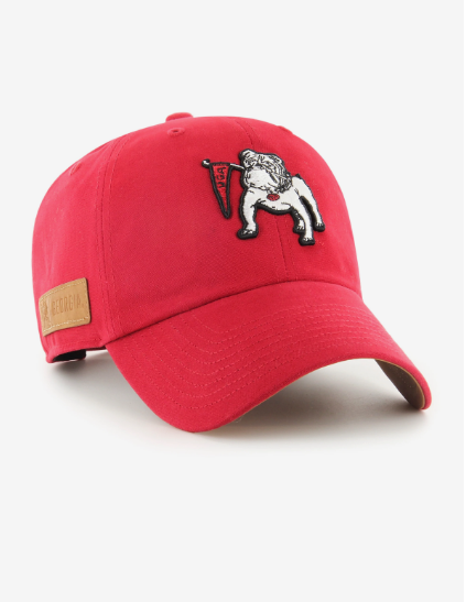 Georgia Bulldogs - Vintage Red Artifact Clean Up Hat, 47 Brand