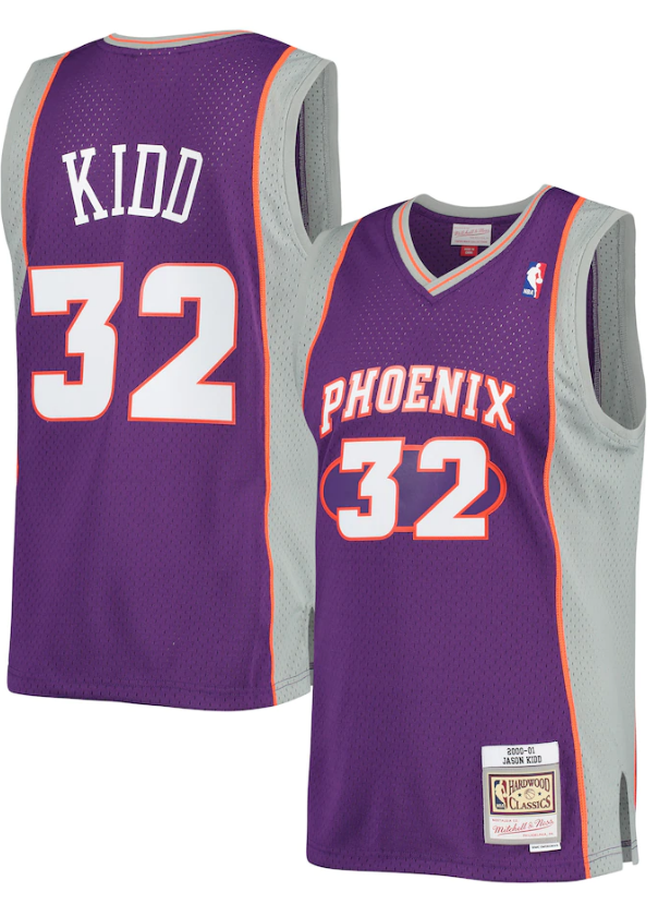 Phoenix Suns - NBA Jason Kidd Purple Swingman Jersey