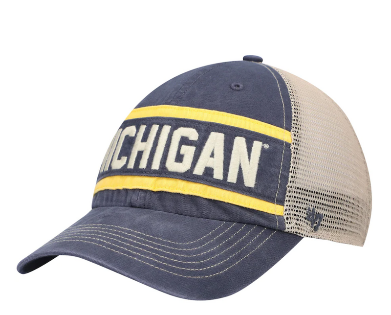 Michigan Wolverines - Vintage Juncture Clean Up Hat, 47 Brand