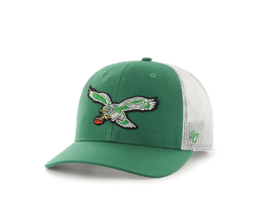 Philadelphia Eagles - Kelly Green Clean Up Legacy Adjustable Hat, 47 Brand