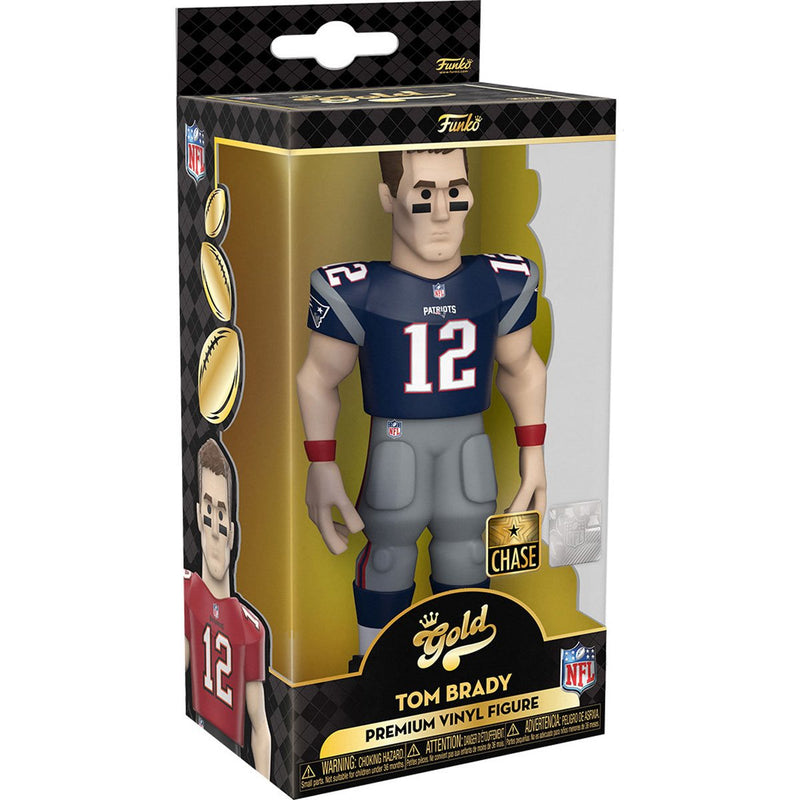 Funko NFL: Tampa Bay Buccaneers - Tom Brady (Home Uniform) 5" Gold Figure (with Chase)