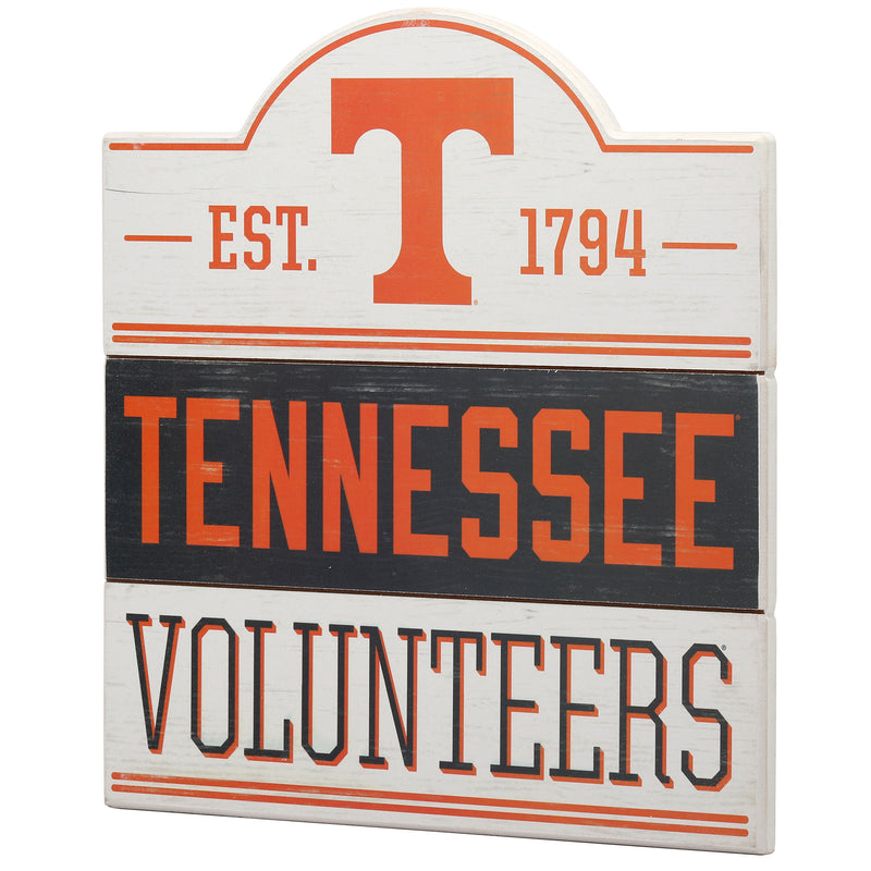 Tennessee Volunteers -  University of Tennessee Knoxville Bump Planked Wood Wall Decor