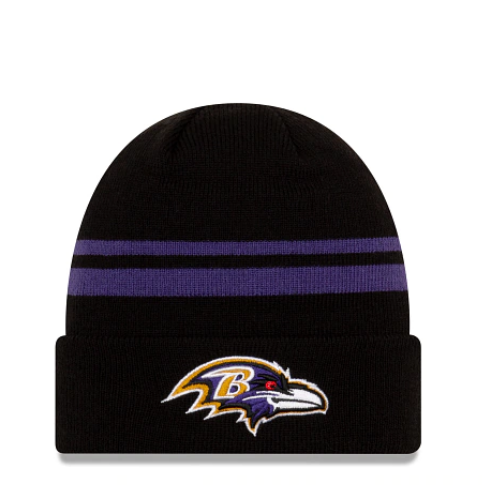 Baltimore Ravens - One Size Cuff Knit Beanie, New Era