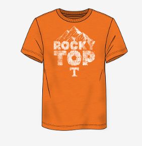 Tennessee Volunteers - Rocky Top Orange T-Shirt