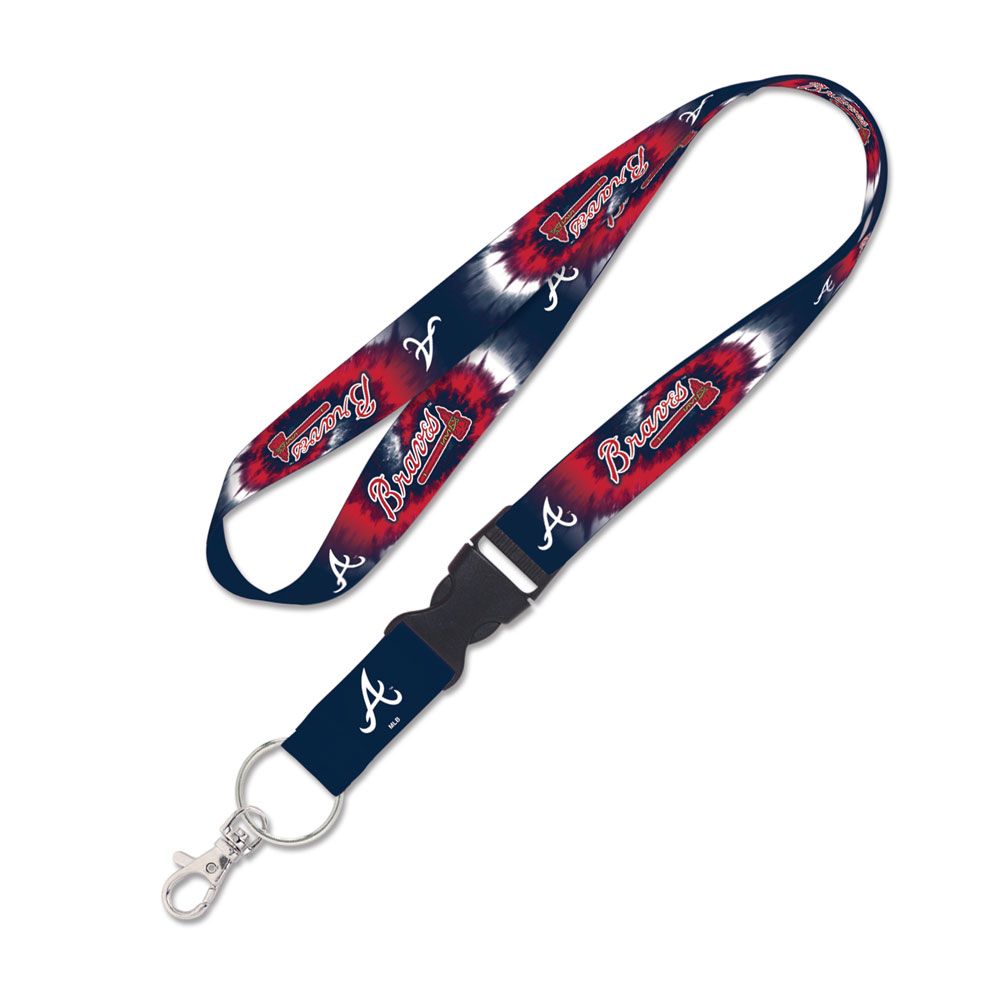 Atlanta Braves - Tdye Lanyard with Detachable Buckle