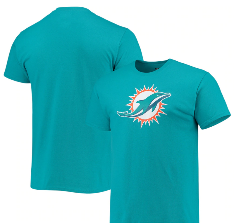 Miami Dolphins - Logo Oceanic Teal T-Shirt
