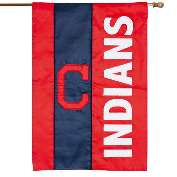 Cleveland Indians - MLB 28" x 44" Double-Sided Polyester House Flag
