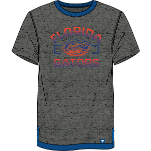 Florida Gators - Iconic Speckled Ringer Grey T-Shirt