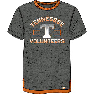 Tennessee Volunteers - Iconic Speckled Ringer Grey T-Shirt