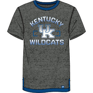 Kentucky Wildcats - Iconic Speckled Ringer Grey T-Shirt