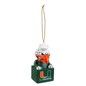 Miami Hurricanes - Mascot Ornament