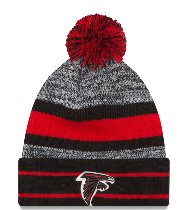 Atlanta Falcons - Cuffed Knit Beanie with Pom, New Era