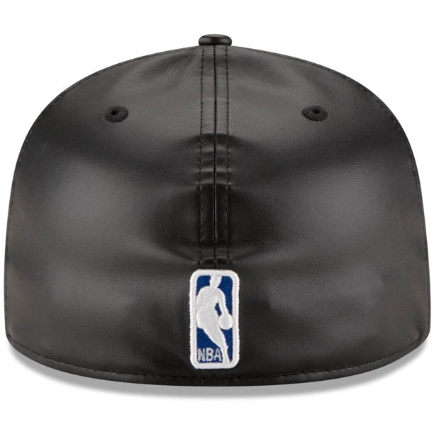 New York Knicks - NBA Faux Leather 59Fifty Fitted Snapback Hat, New Era
