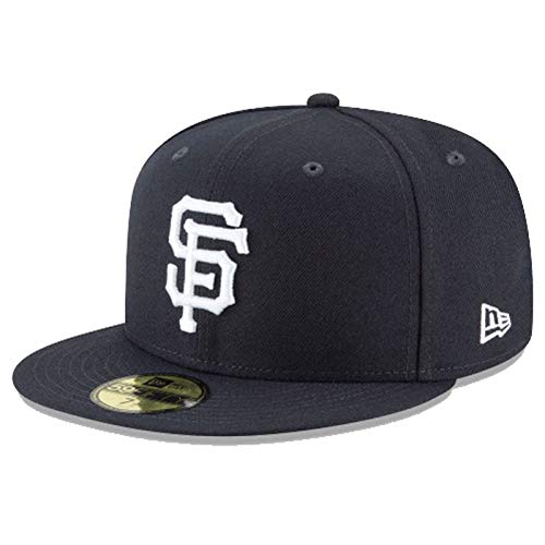 San Francisco Giants - Navy Blue Fitted Baseball Basic 7 3/4 Hat, New Era
