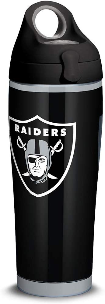 NFL Oakland Raiders Stainless Steel Insulated Tumbler 24oz Water Bottle
