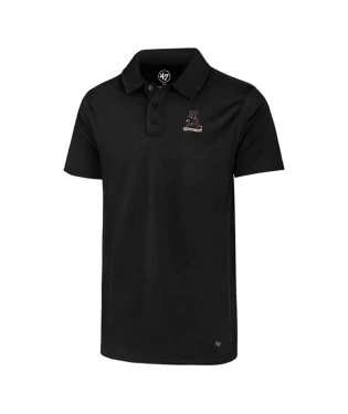 Alabama Crimson Tide - Vin Jet Black Embroidered Ace Polo Shirt