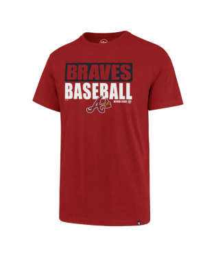 Atlanta Braves - Red Blockout Super Rival T-Shirt