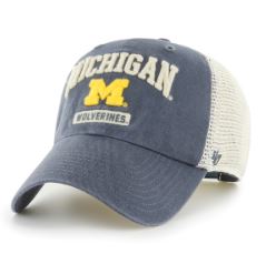 Michigan Wolverines - Morgantown Clean Up Adjustable Hat, 47 Brand