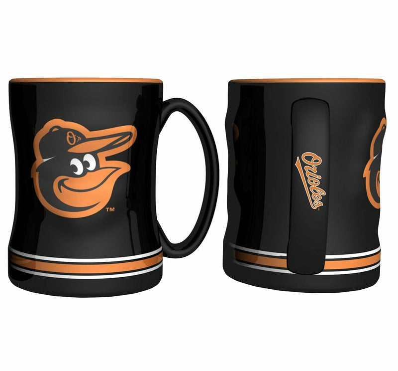 Baltimore Orioles - Sculpted 14oz Relief Coffee Mug
