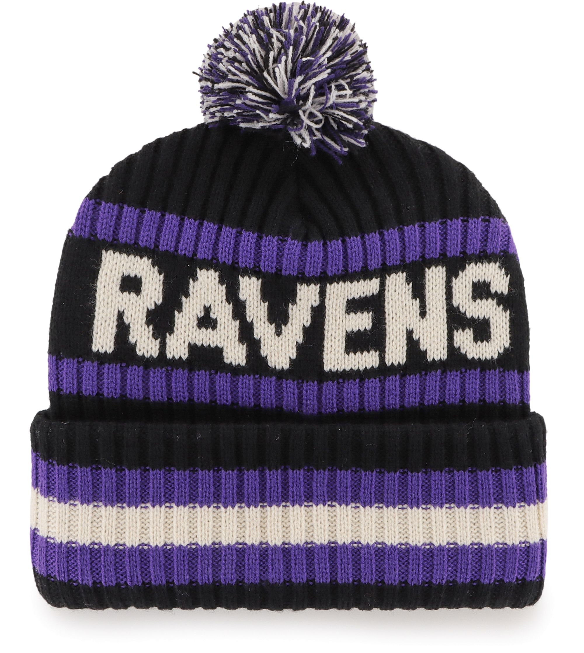 Baltimore Ravens ‘47 Men's  Bering Black Cuffed Knit