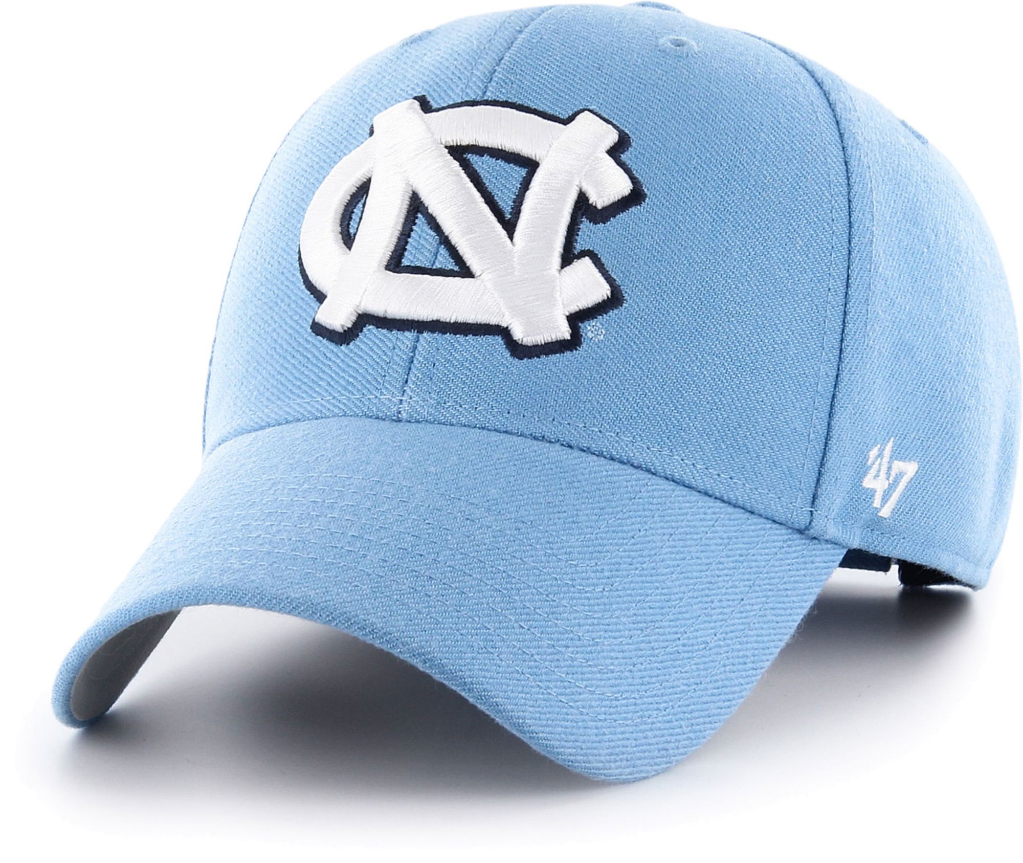 North Carolina Tar Heels - Carolina Blue MVP Adjustable Hat, 47 Brand