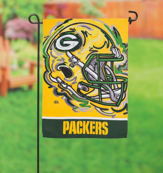 Green Bay Packers - Suede GDN Logo Outdoor Garden Flag