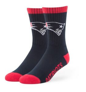 New England Patriots - Blue Performance Bolt Crew Socks