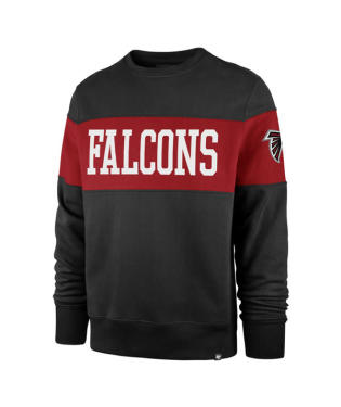 Atlanta Falcons - Jet Black Interstate Men's Crew Sweater