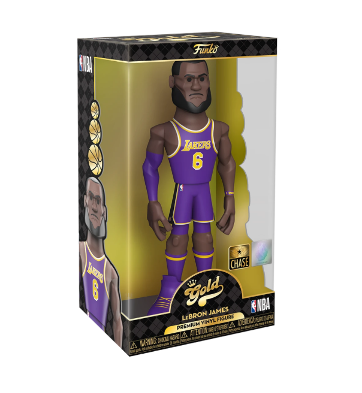 Funko NBA: Los Angeles Lakers - Lebron 12" Gold Figure (with Chase)