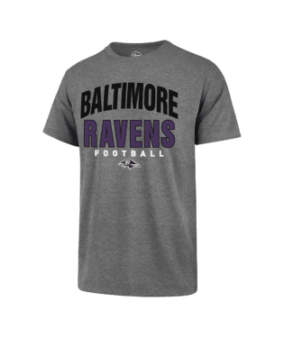 Baltimore Ravens - Slate Grey Track Down T-Shirt