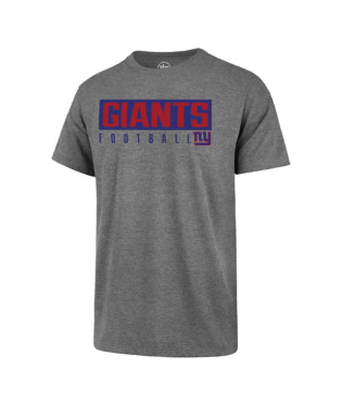New York Giants - Slate Grey Dub Major Super Rival T-Shirt