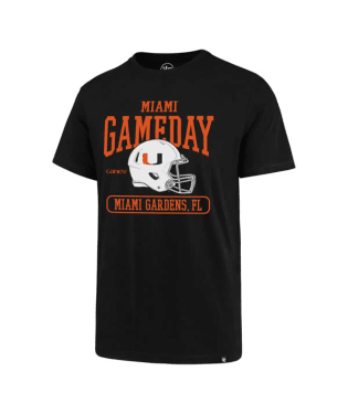 Miami Hurricanes - Jet Black Super Rival T-Shirt