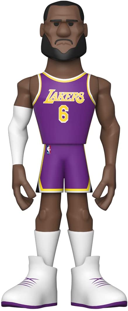 Funko NBA: Los Angeles Lakers - Lebron James (City) 5" Gold Figure (with Chase)