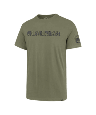 Alabama Crimson Tide - OHT Olive Duty Fieldhouse T-Shirt