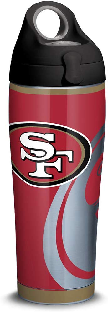 NFL San Francisco 49ers Stainless Steel Insulated Tumbler 24oz Water Bottle