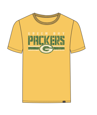 Green Bay Packers - Goldfinch Stripe Thru Franklin T-Shirt