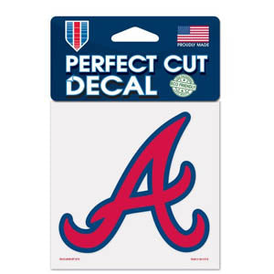 Atlanta Braves 4X4 Perfect Color Cut Decal