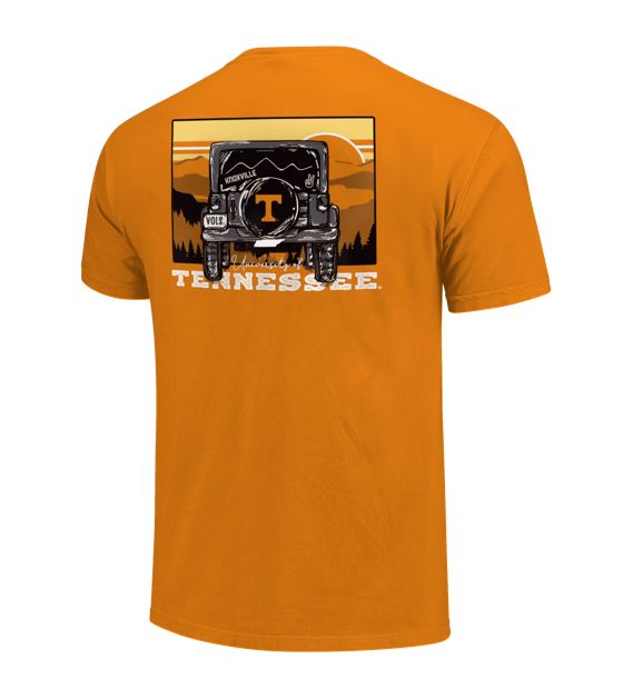 Tennessee Volunteers - Jeep Adventure Mountains T-Shirt