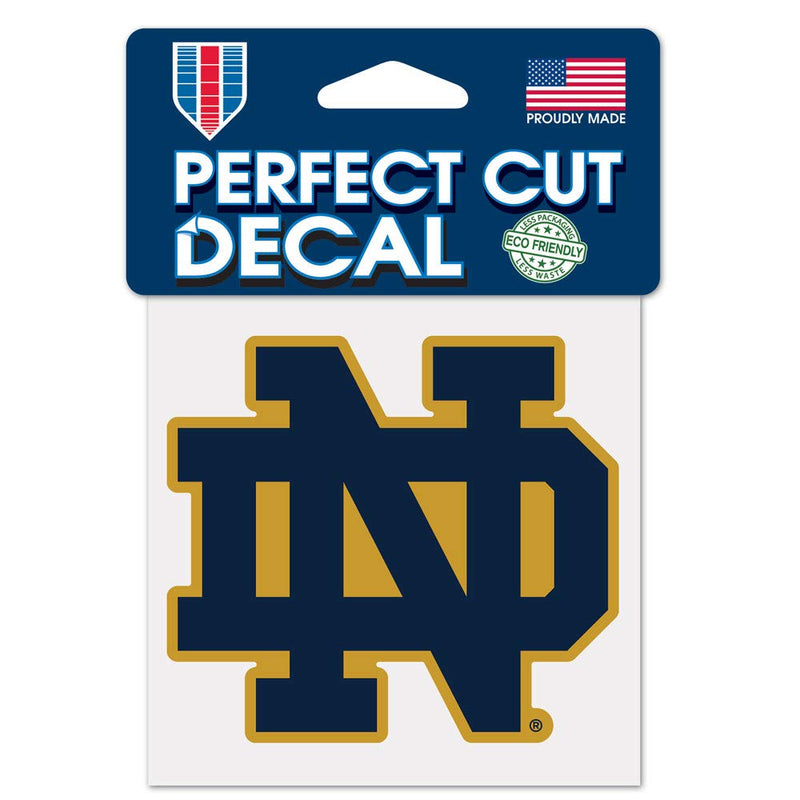 NCAA Notre Dame Fighting Irish 4x4 Perfect Cut Color Decal