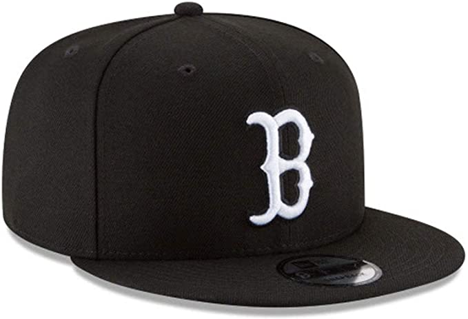 Boston Red Sox - 9Fifty Snapback Black & White Adjustable Hat , New Era